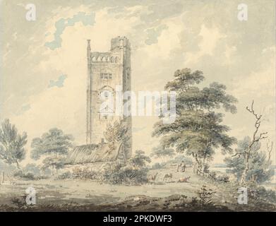 Freston Tower, Suffolk ca. 1785 von Edward Dayes Stockfoto