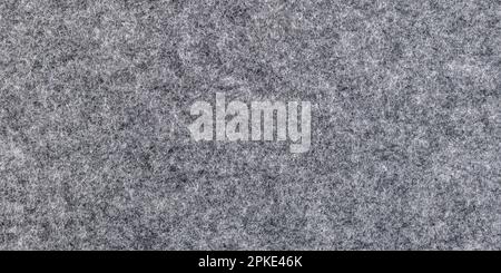 Warmgraues Filz als Textur oder Hintergrund, langes Bild Stockfoto