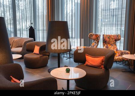 Modernes Innendesign für das Home Office, Innenausstattung Stockfoto