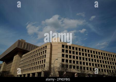 fbi edgar hoover Gebäude FBI USA washington dc Haus Bürogebäude Stockfoto