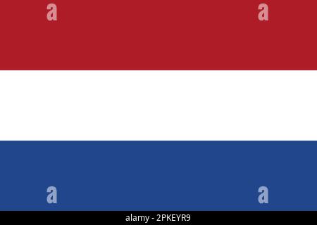 Hintergrund der nationalen niederländischen Flagge Stock Vektor