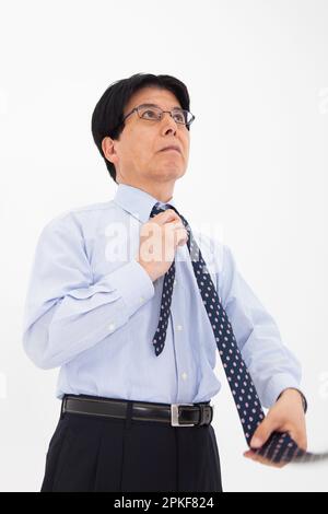 Mann im Hemd Stockfoto