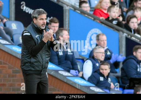 Norwich City Manager David Wagner beim Sky Bet Championship-Spiel Blackburn Rovers vs Norwich City im Ewood Park, Blackburn, Großbritannien, 7. April 2023 (Foto: Ben Roberts/News Images) Stockfoto