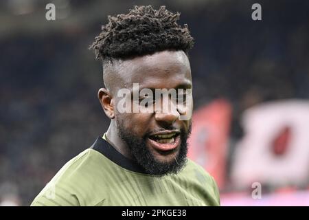 Mailand, Italien. 07. April 2023. San Siro Stadium, Mailand, Italien, 07. April 2023, Divock Origi (AC Mailand) Portrait während des Spiels AC Mailand gegen Empoli FC – italienische Fußballserie A Credit: Live Media Publishing Group/Alamy Live News Stockfoto