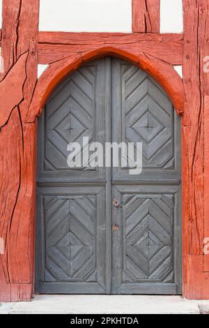 Fachwerkhaus in harsleben Stockfoto