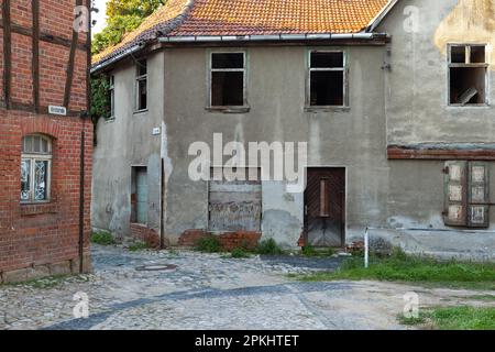 Fachwerkhaus in harsleben Stockfoto