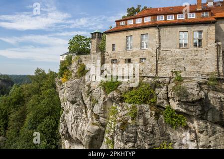 Impressionen Bilder von Hohnstein Sächsische Schweiz Stockfoto