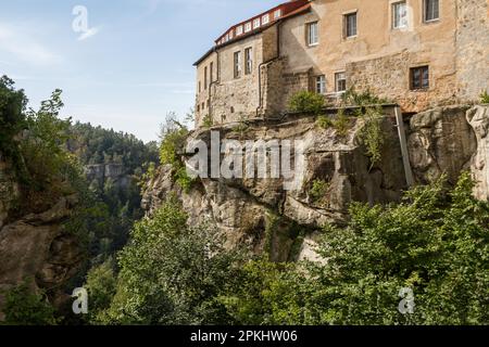 Impressionen Bilder von Hohnstein Sächsische Schweiz Stockfoto