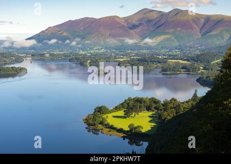 Blick vom Überraschung Blick in der Nähe von Derwentwater Stockfoto