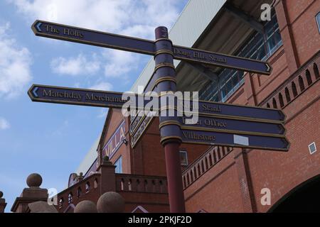 Birmingham, Großbritannien. 08. April 2023. Villa Park, Birmingham, Großbritannien, am 8. April 2023. Kredit: Paul Marriott/Alamy Live News Stockfoto