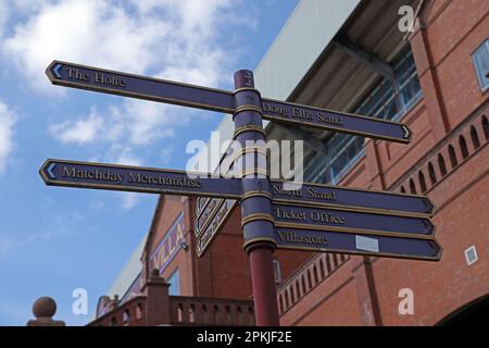 Birmingham, Großbritannien. 08. April 2023. Villa Park, Birmingham, Großbritannien, am 8. April 2023. Kredit: Paul Marriott/Alamy Live News Stockfoto