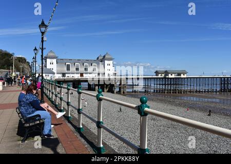 Penarth Pier Pavillon und Esplanade, Penarth, Wales Stockfoto