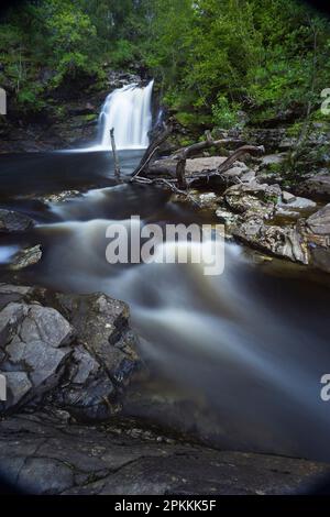 Fälle von Falloch, Loch Lomond und Trossachs National Park, Schottland, Großbritannien, Europa Stockfoto