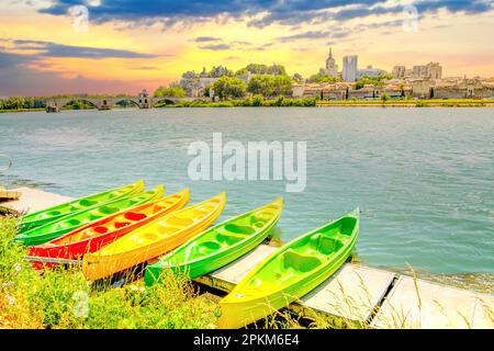 Blick über Avignon, Frankreich Stockfoto