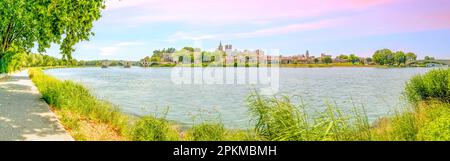 Blick über Avignon, Frankreich Stockfoto