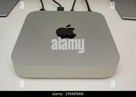 Apple M1 Mac Mini Stockfoto