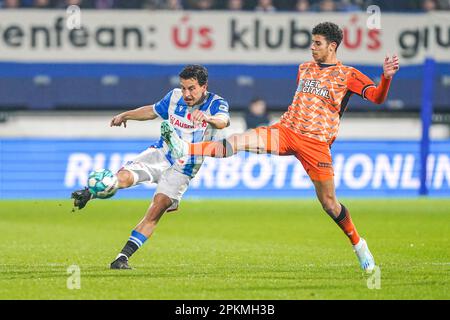 Heerenveen, Niederlande. 08. April 2023. HEERENVEEN, NIEDERLANDE - APRIL 8: Thom Haye von SC Heerenveen während des niederländischen Eredivisie-Spiels zwischen SC Heerenveen und FC Volendam am Abe Lenstra Stadion am 8. April 2023 in Heerenveen, Niederlande (Foto von Andre Weening/Orange Pictures). Guthaben: Orange Pics BV/Alamy Live News Stockfoto