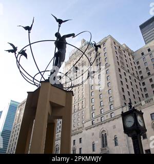 Stadtlandschaft - Union Station in Toronto, Kanada Stockfoto