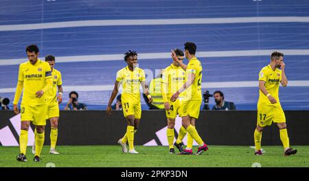 Madrid, Spanien. 08. April 2023. 8. April 2023; Santiago Bernabeu Stadion, Madrid, Spanien, Spanisch La Liga Fußball, Real Madrid gegen Villarreal 900/Cordon Press Credit: CORDON PRESS/Alamy Live News Stockfoto