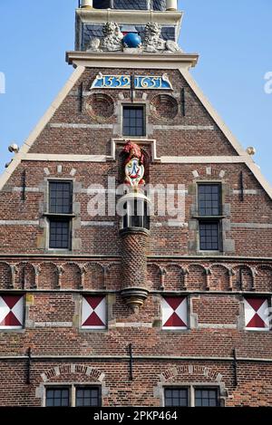 Hoofdtoren, Tower, Hafen, Hoorn, Nordholland, Niederlande, Holland Stockfoto