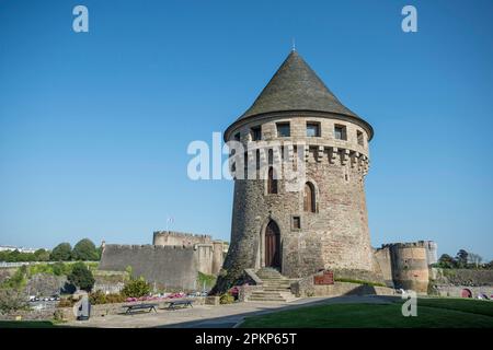 Tour Tanguy, mittelalterlicher Turm, Brest, Bretagne, Frankreich, Europa Stockfoto