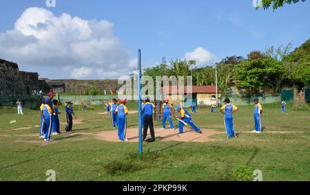 Baseball, Fort, Galle, Sri Lanka, Asien Stockfoto