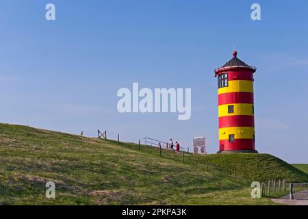 Pilsum Leuchtturm Stockfoto