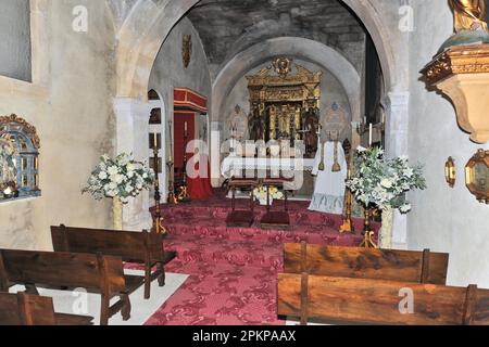 Finca Els Calderers Mansion, Kapelle, Sant Joan, Mallorca, Spanien, Europa Stockfoto