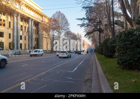 Tiflis, Georgia - 22. Januar 2023: Shota Rustaveli Avenue in Tiflis, Hauptstadt Georgiens Stockfoto