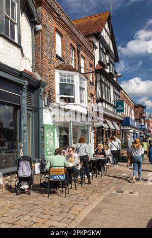 BUNCE's - Cafe & Restaurant . Bakehouse, High Street, Marlborough, Wiltshire, England, UK Stockfoto