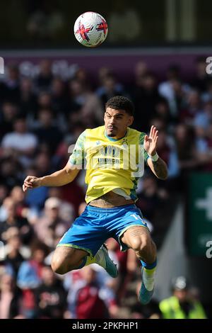 Birmingham, Großbritannien. 08. April 2023. Morgan Gibbs-White aus Nottingham Forest in Aktion. Spiel der Premier League, Aston Villa gegen Nottingham Forest im Villa Park in Birmingham am Samstag, den 8. April 2023. Dieses Bild darf nur zu redaktionellen Zwecken verwendet werden. Nur redaktionelle Verwendung, Bild von Andrew Orchard/Andrew Orchard Sports Photography/Alamy Live News Credit: Andrew Orchard Sports Photography/Alamy Live News Stockfoto