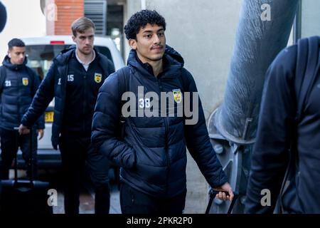 09-04-2023: Sport: Twente gegen Cambuur ENSCHEDE, NIEDERLANDE - APRIL 9: Vincent Pichel (Cambuur Leeuwarden) während des Spiels Eredivisie FC Twente und SC Stockfoto