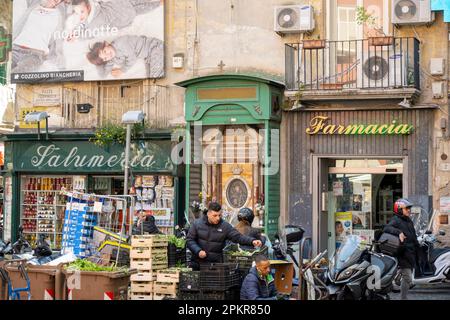 Italien, Neapel, Piazza Pignasecca Stockfoto