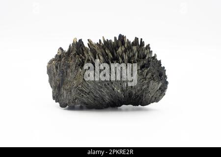 Stibnit-Mineral. Stibnite-Probe Stockfoto