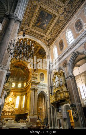 Italien, Neapel, Via Duomo, Kathedrale von Neapel (Duomo di Santa Maria Assunta) Stockfoto