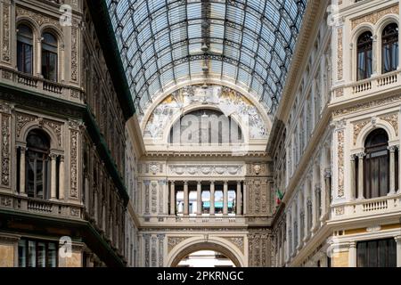 Italien, Neapel, Galleria Umberto I. Stockfoto