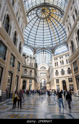 Italien, Neapel, Galleria Umberto I. Stockfoto