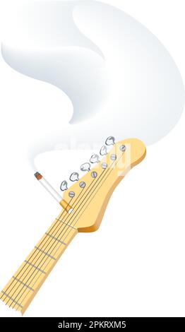 Telecaster Guitar ala Eric Clapton Stock Vektor