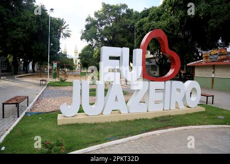 juazeiro, bahia, brasilien - 4. april 2023: Blick auf die Stadt Juazeiro, im Norden von Bahia. Stockfoto