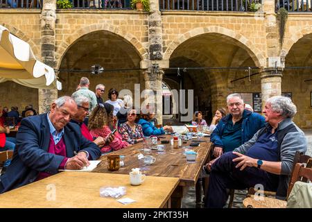 Caravanserai Büyük Han in Nikosia, Zypern Stockfoto