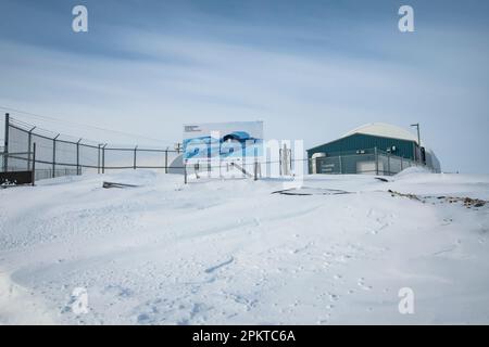 Churchill Marine Observatory in Manitoba, Kanada Stockfoto