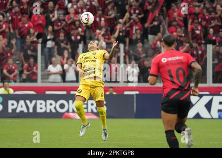 Curitiba, Brasilien. 09. April 2023. Gama während des Athletico x FC Cascavel, Campeonato Paranaense 2023 Finale, Spiel im Estádio Joaquim Américo Guimarães in Curitiba, PR. Kredit: Carlos Pereyra/FotoArena/Alamy Live News Stockfoto