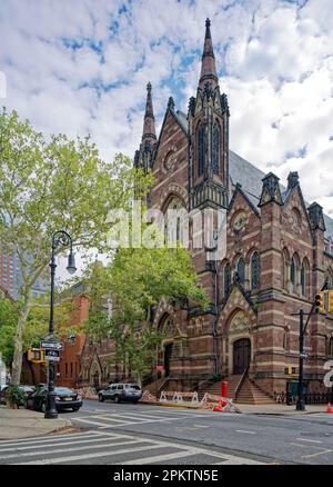 St. Anne's Protestant Episcopal Church ist Teil des Brooklyn Heights Historic District. Stockfoto