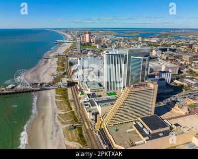 Showboat und House of Blues am Boardwalk in Atlantic City, New Jersey, New Jersey, USA. Stockfoto