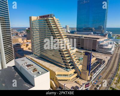 Showboat und House of Blues am Boardwalk in Atlantic City, New Jersey, New Jersey, USA. Stockfoto