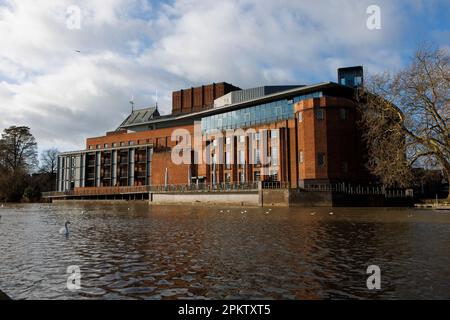 Das Royal Shakespeare Theatre, Heimstadion der Royal Shakespeare Company, in Stratford-upon-Avon Stockfoto