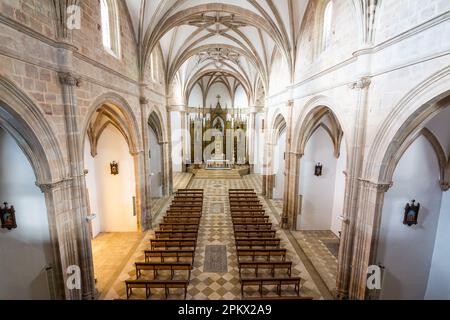 Innenansicht der Kirche des Klosters San Giovanni Battista in Almagro, Spanien Stockfoto