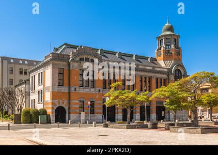 Landschaften am Hafen von Mojiko in Fukuoka, Kitakyushu in Japan Stockfoto