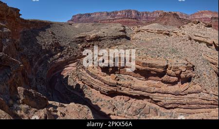 Zweite Biegung der Nordgabel des Lower Soap Creek Canyon AZ Stockfoto