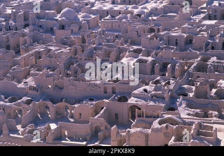 Iran - Bam, Provinz Kerman: Die Festung - Zitadelle Arg-e Bam - die weltweit größte adobe-Struktur - UNESCO-Weltkulturerbe Stockfoto